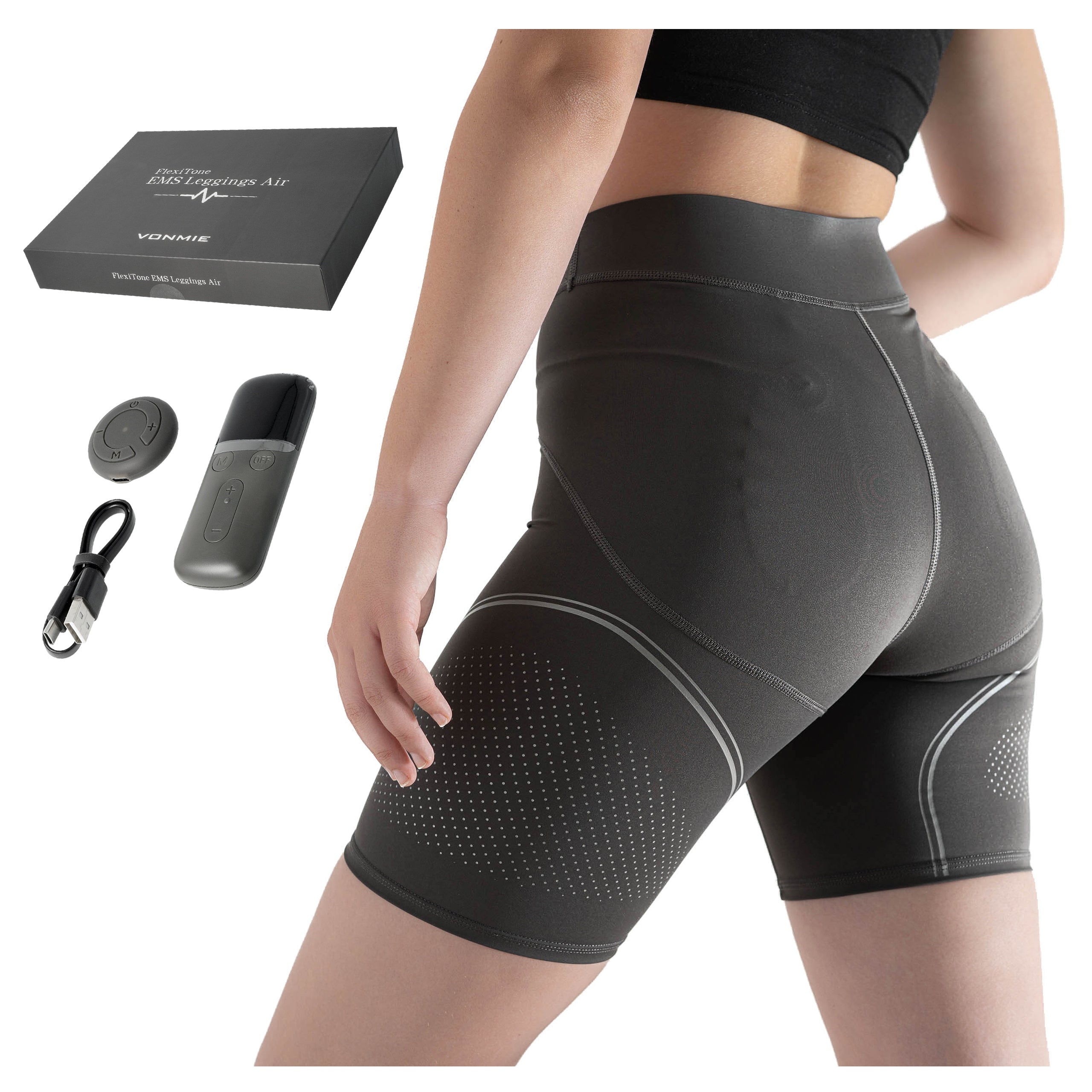 GLUTEAL MUSCLE ELECTROSTIMULATOR EMS LEGGINGS VONMIE L1 SLIMMING