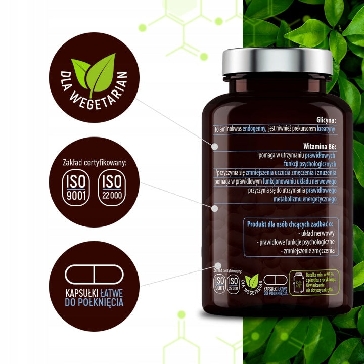 GLYCINE+ B6 Neuro Control For Sleep Nervous System Fatigue 3 Months Premium Expiration date not specified