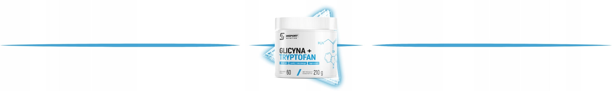 GLYCINE + TRYPTOPHAN 210g for SLEEP Nervous system MUSCLE STRESS | INSPORT For for women for men for seniors for athletes universal