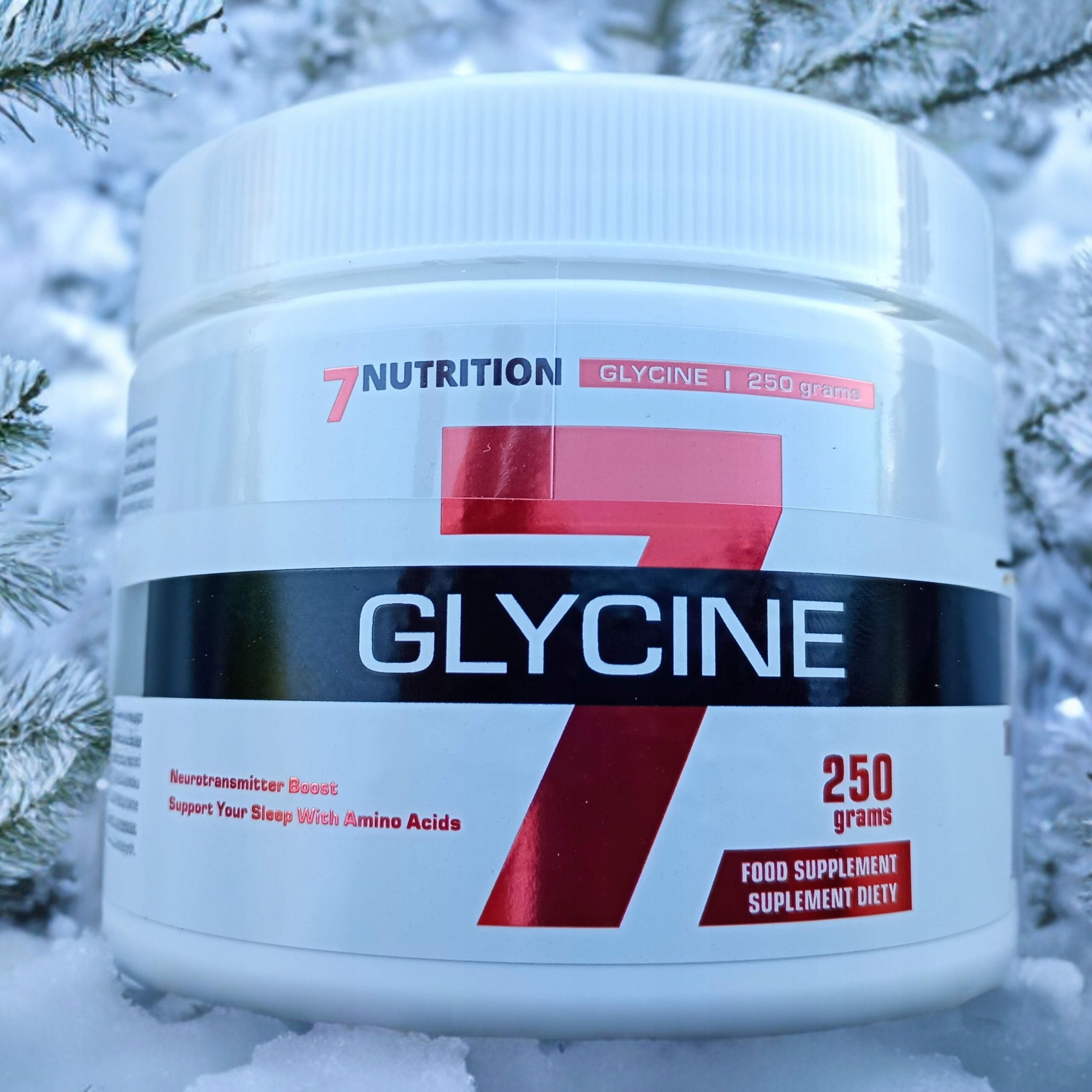 GLYCINE powder 250g SLEEP MEMORY pure without additives GLYCINE pure energy Packaging status original