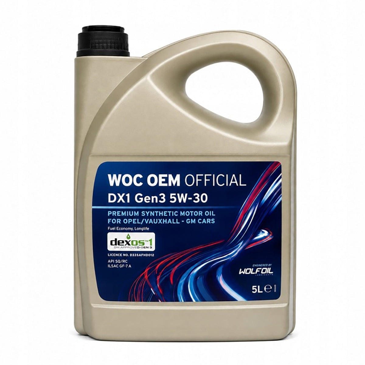 GM DEXOS1 Gen3 5W-30 SN/RC 5L - OIL FOR OPEL