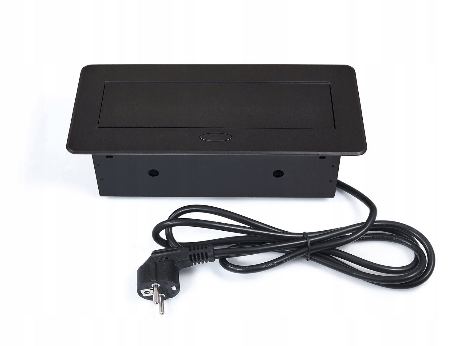 Einbau-Tischsteckdose Multibox 1, 3 x 230V, schwarz 