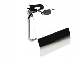GO BATHROOM TOILET HOLDER FOR PAPER WITH FLAP CHROME