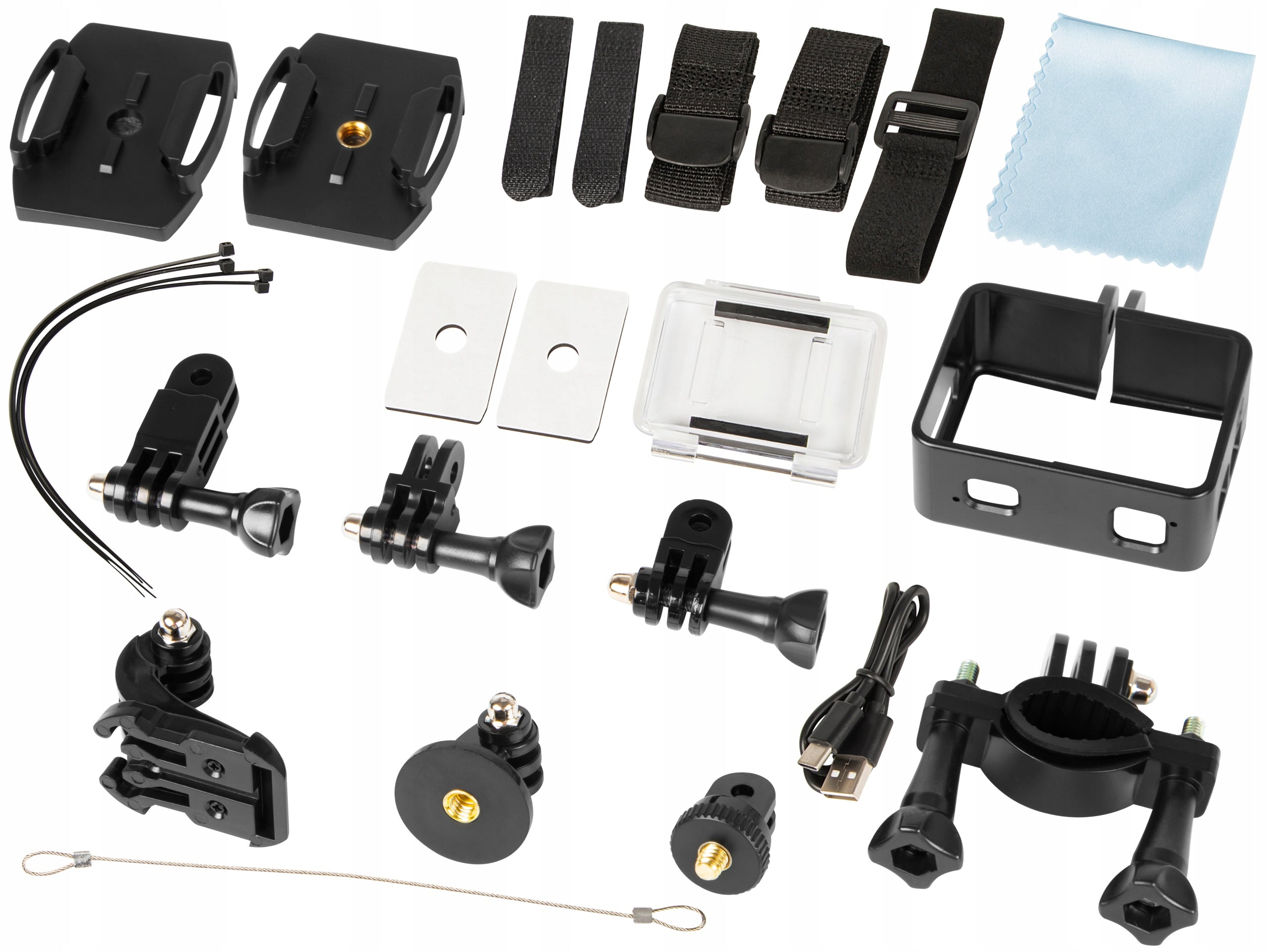 GO SPORTS CAMERA PRO4U 4K WIFI USB MICROPHONE WATERPROOF ACCESSORIES KIT Packaging status original