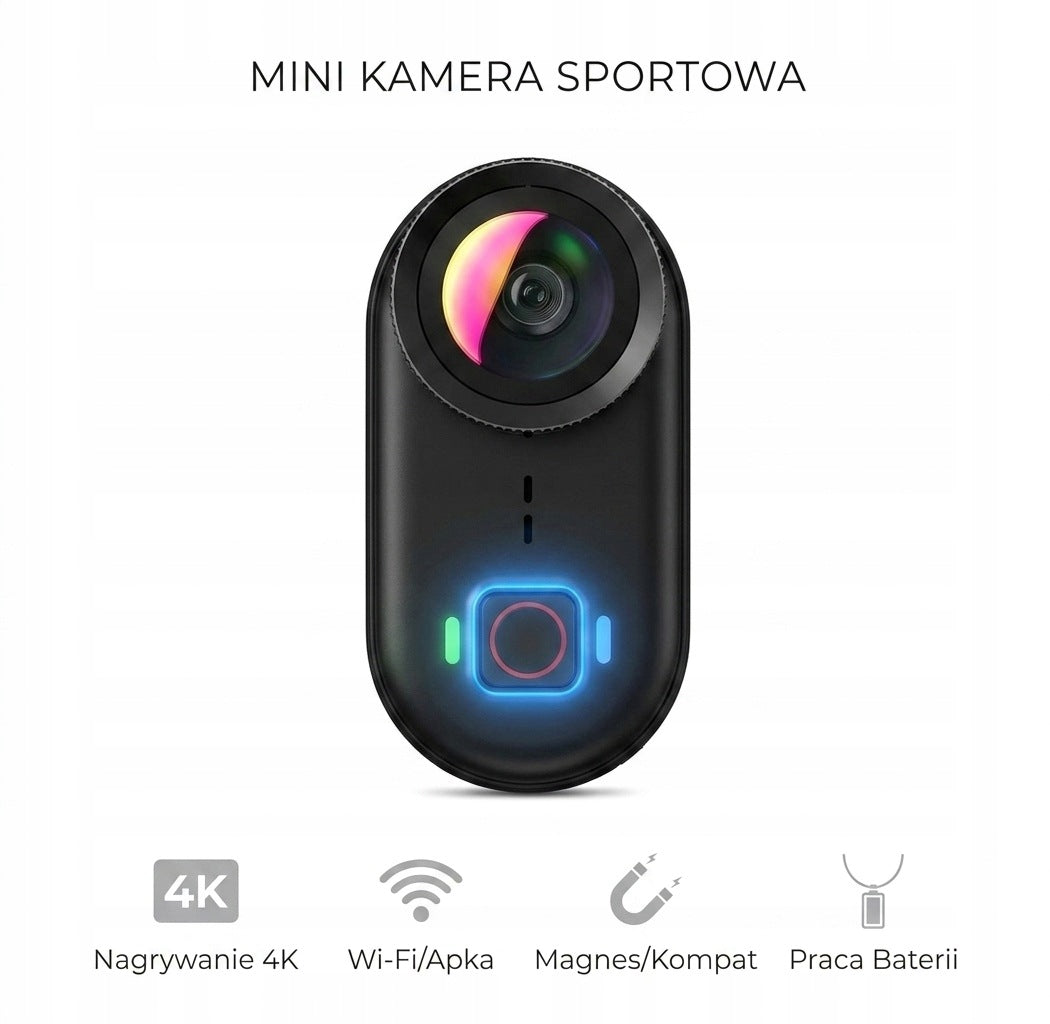 GO9 4K Mini Body Cam WiFi Magnetic Waterproof POV AUDIO