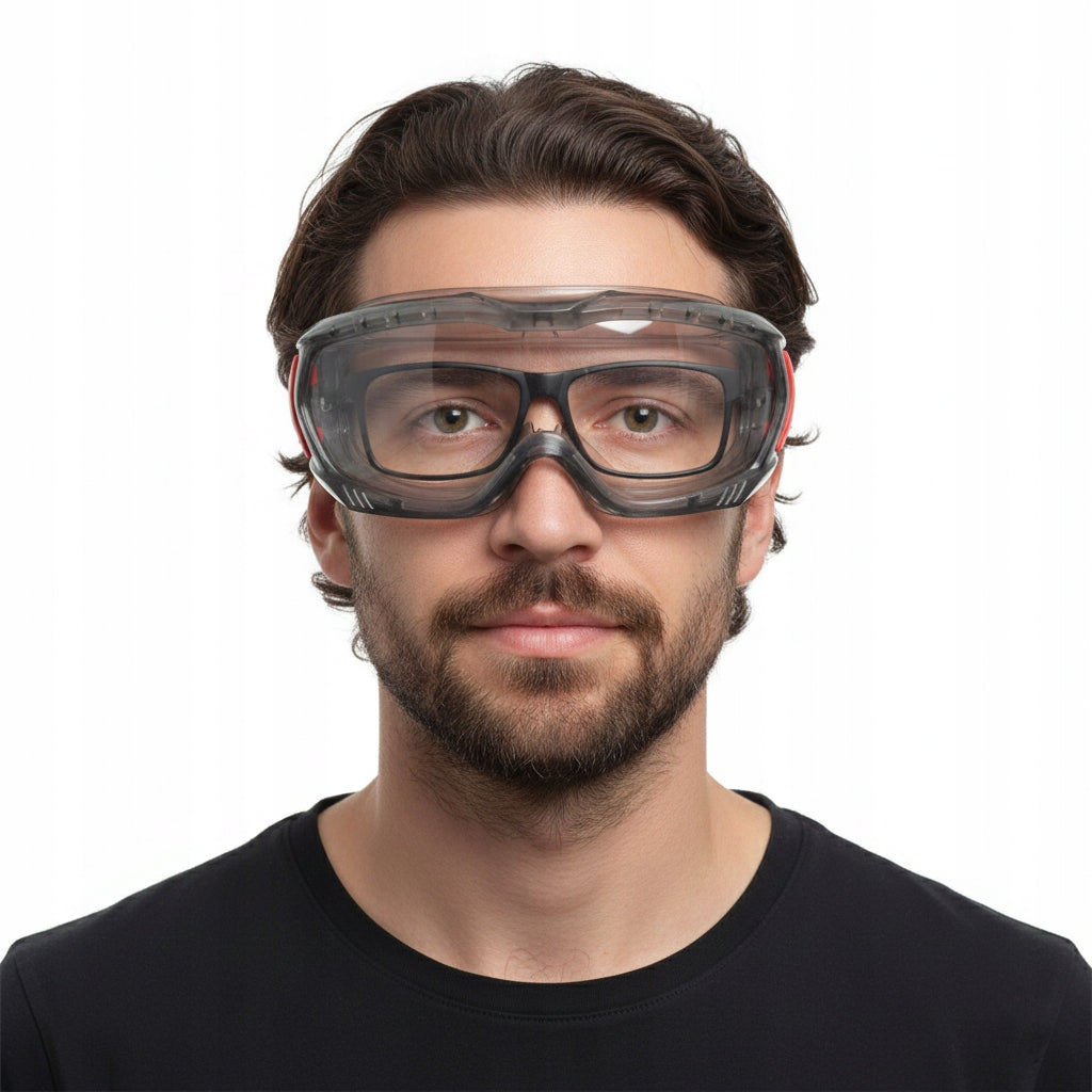 GOGGLES ANTI-CHIPPING SAFETY GLASSES FOR PRESCRIPTION GLASSES JSP STONE Packaging status original