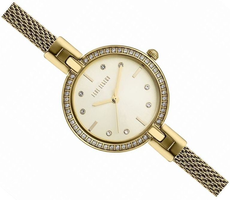GOLD JEWELRY WOMEN'S WATCH PAUL LORENS PL10665B-4D1 FASHIONABLE SLIM MESH Brand Paul Lorens
