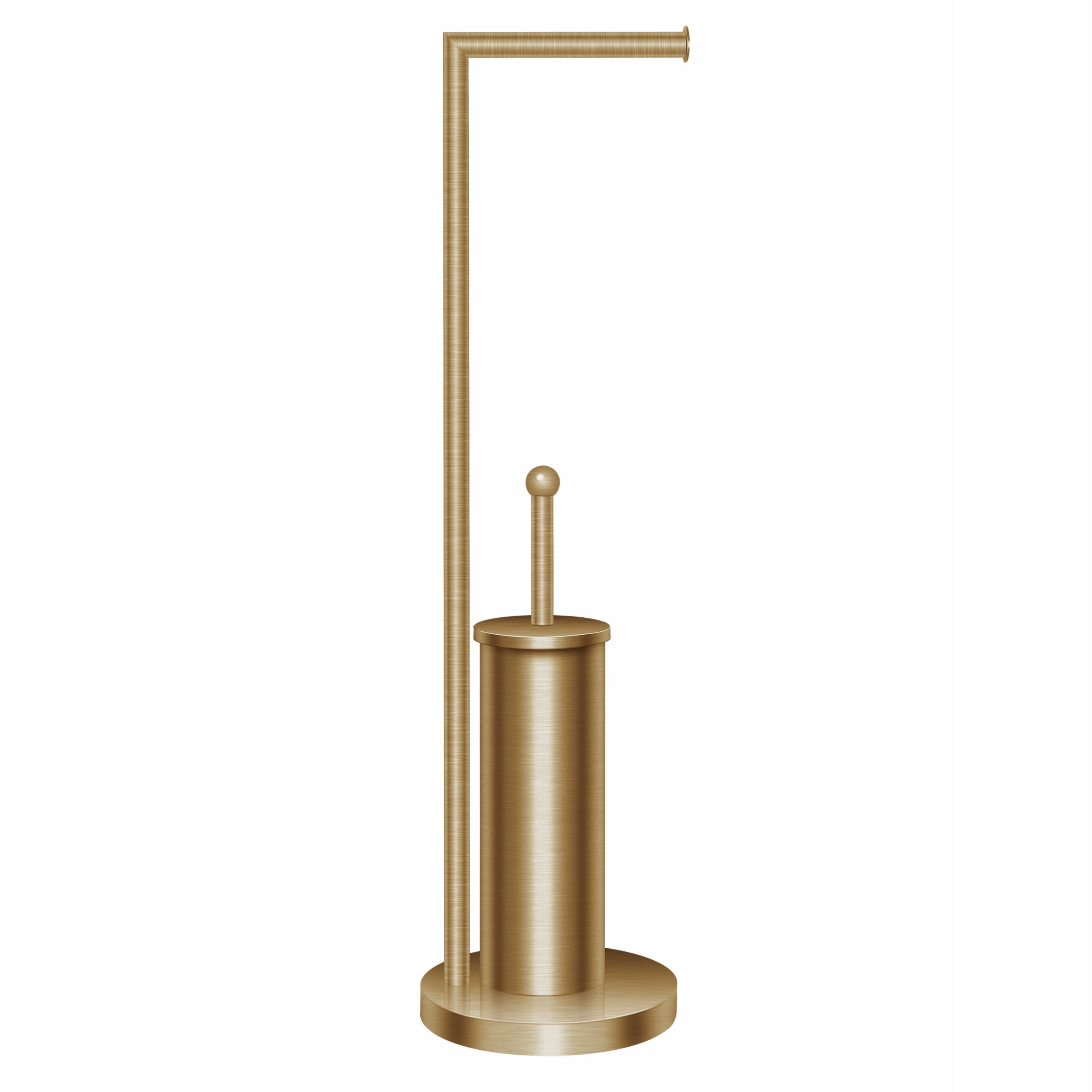 GOLD TOILET PAPER RACK WITH TOILET BRUSH STEEL BATHROOM HANDLE Manufacturer code ROD9858