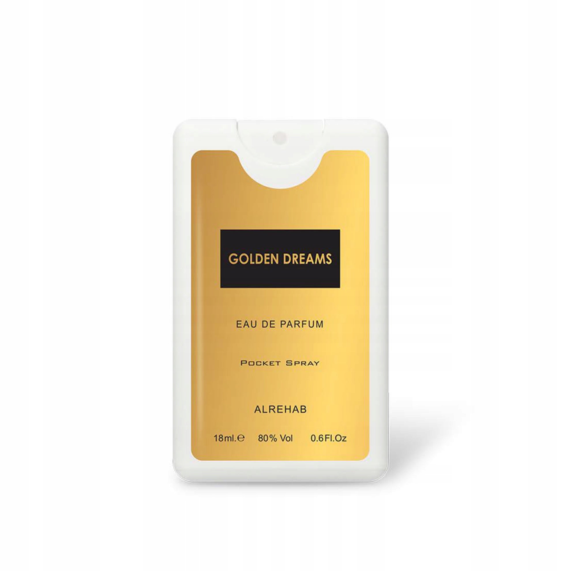 GOLDEN DREAMS Perfumed Water For Her Pocket Spray EDP 18 ml Al Rehab EAN (GTIN) 5906468403900