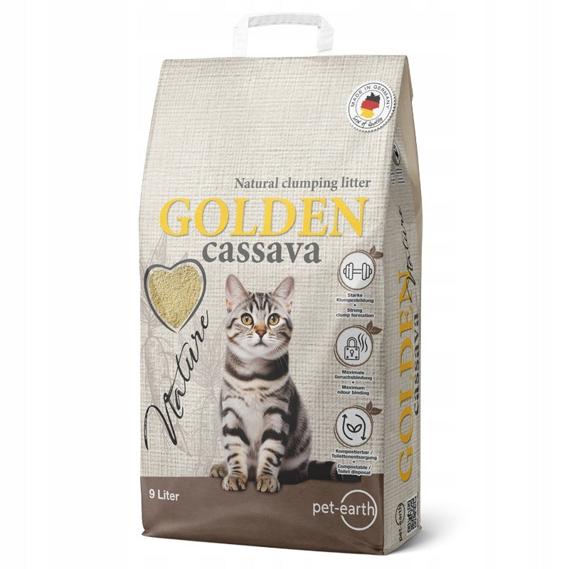 GOLDEN NATURE CASSAVIA 9L LITTER