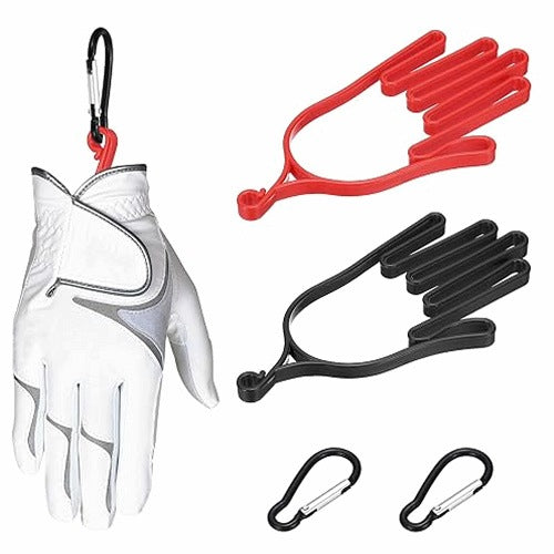 GOLF GLOVE STRETCHER PLASTIC ALUMINUM DRYING HANDLE 2 PCS