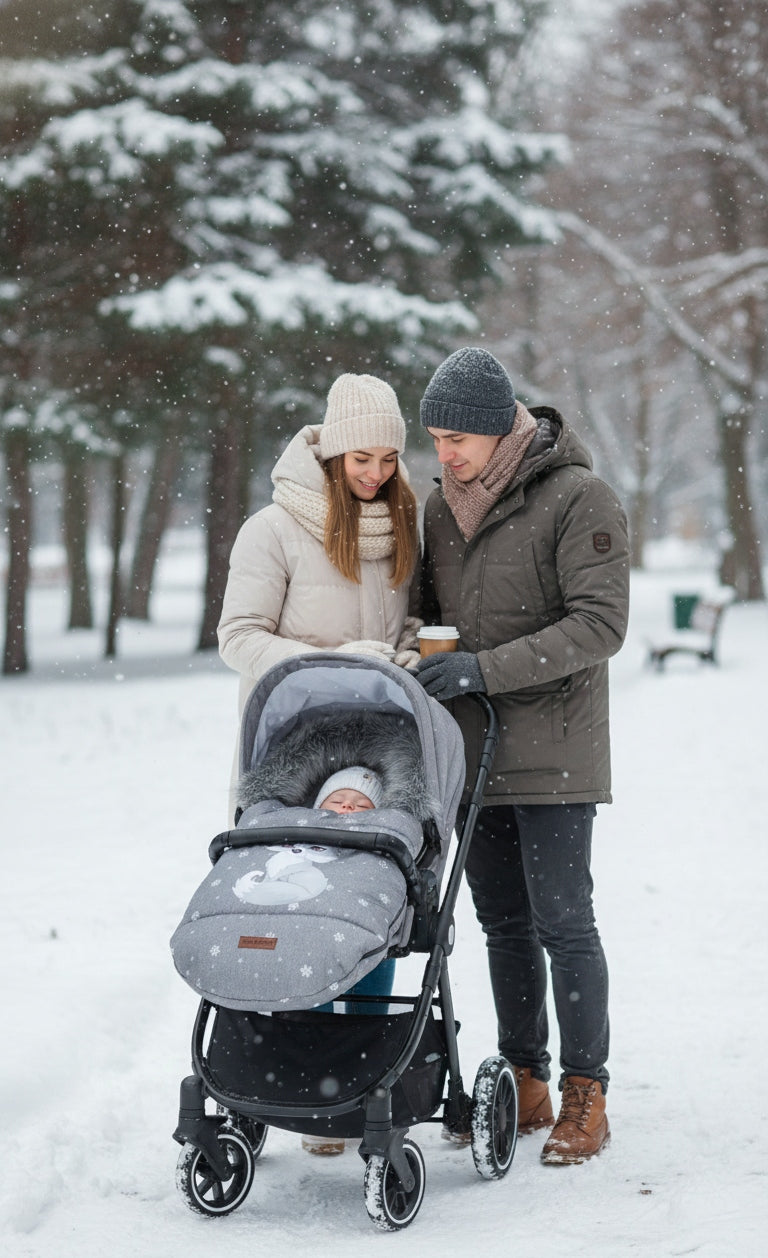 GONDOLA SLED SLEEPING BAG INSULATED WITH PREMIUM FUR BABYMAM EAN (GTIN) 5903672169035