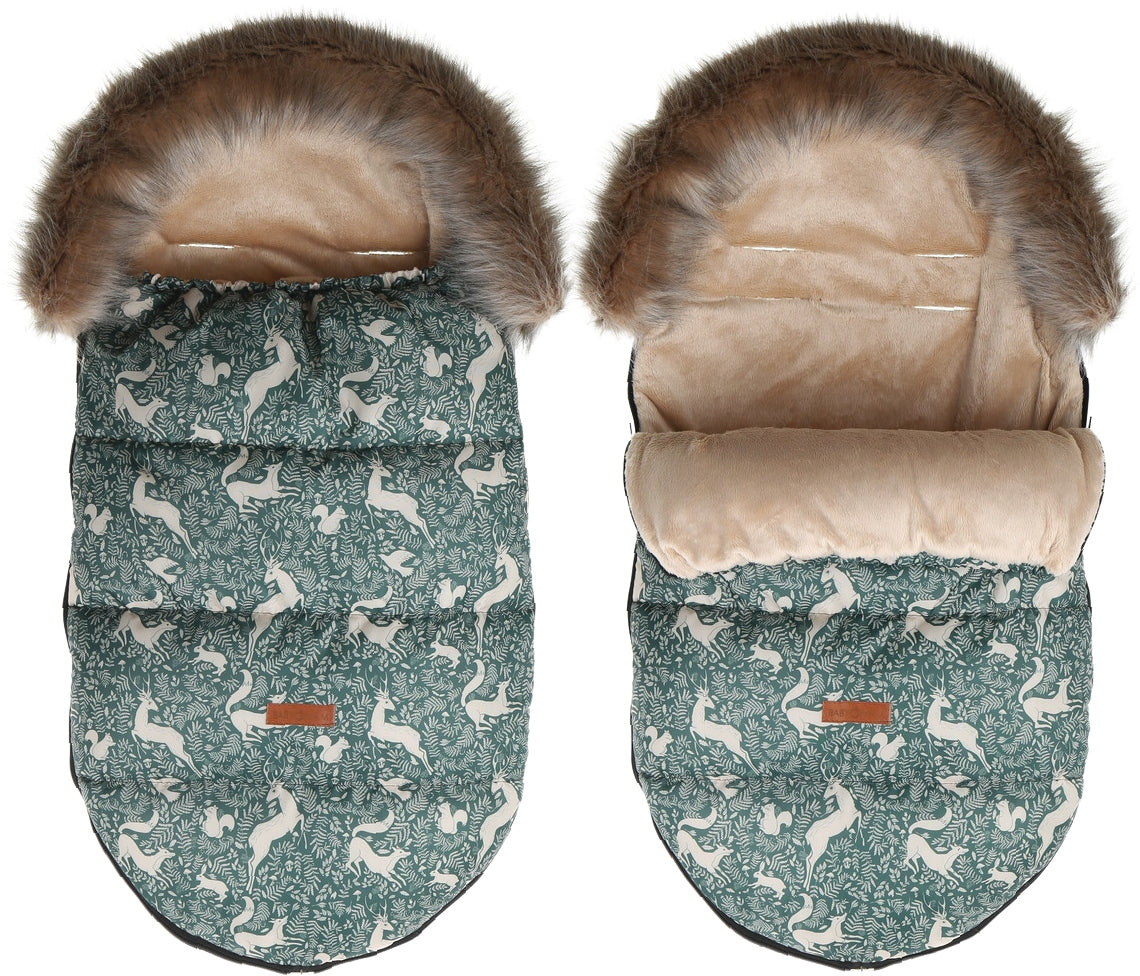 GONDOLA SLED SLEEPING BAG INSULATED WITH PREMIUM FUR BABYMAM