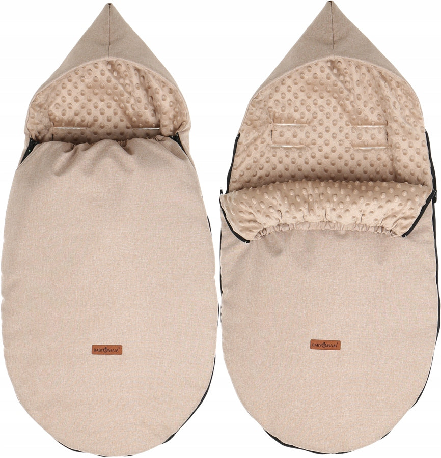 GONDOLA SLED SLEEPING BAG WITH HOOD WARM MINKY BABYMAM