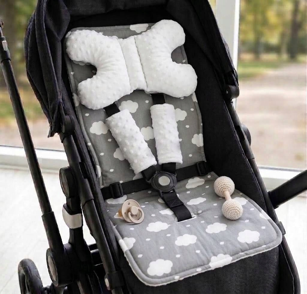 GONDOLA STROLLER INSERT MATTRESS SOFT DOUBLE-SIDED MINKY 5in1 Packaging status original