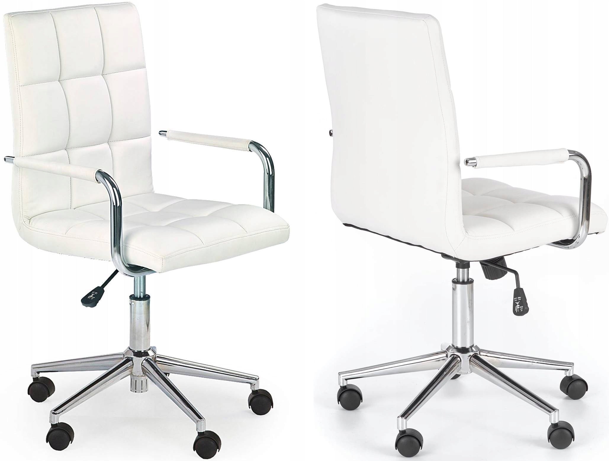 GONZO 2 Youth Desk Chair White Swivel Adjustable Medical device no
