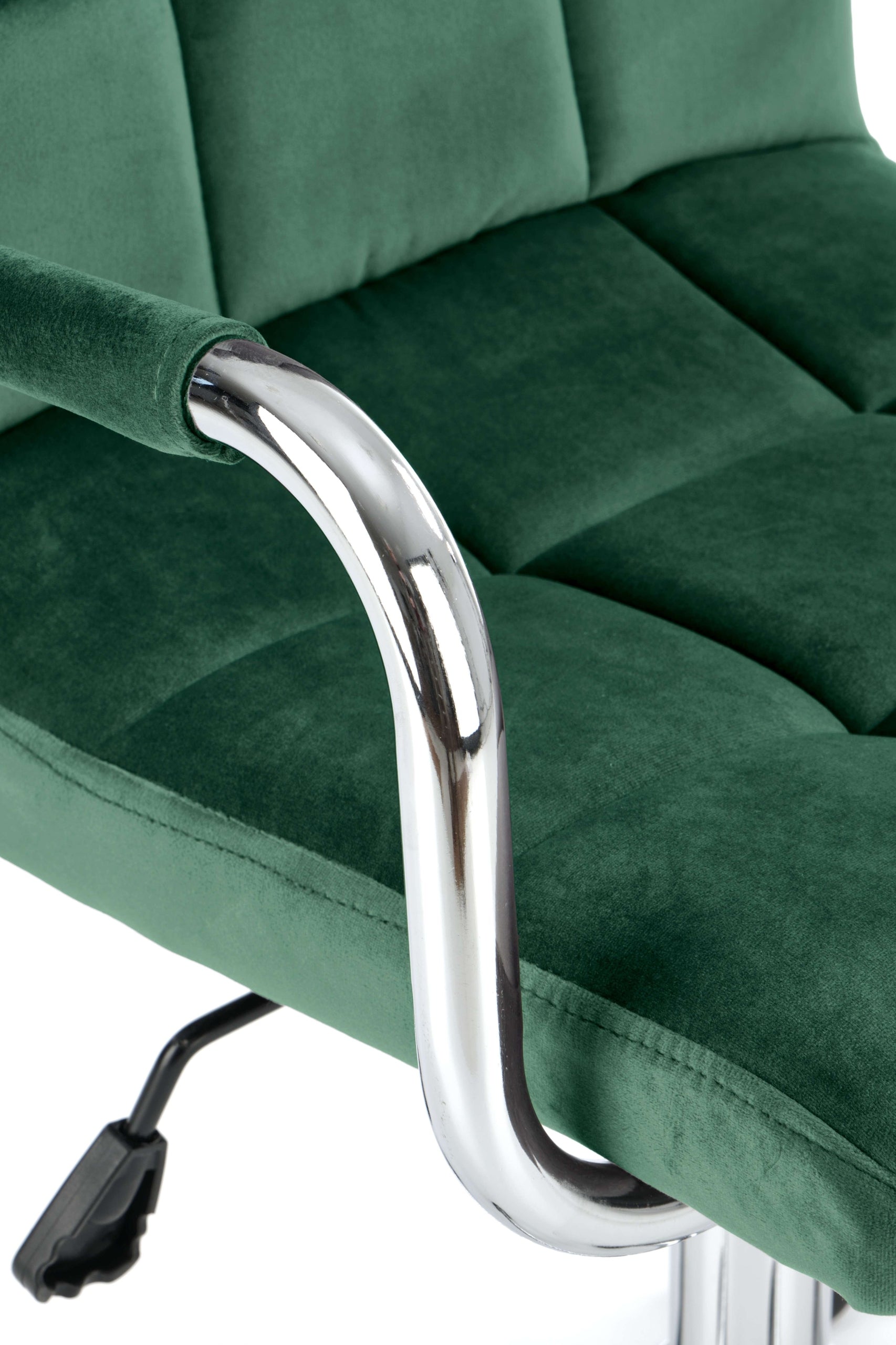 GONZO 4 youth swivel chair dark green velvet Brand Halmar