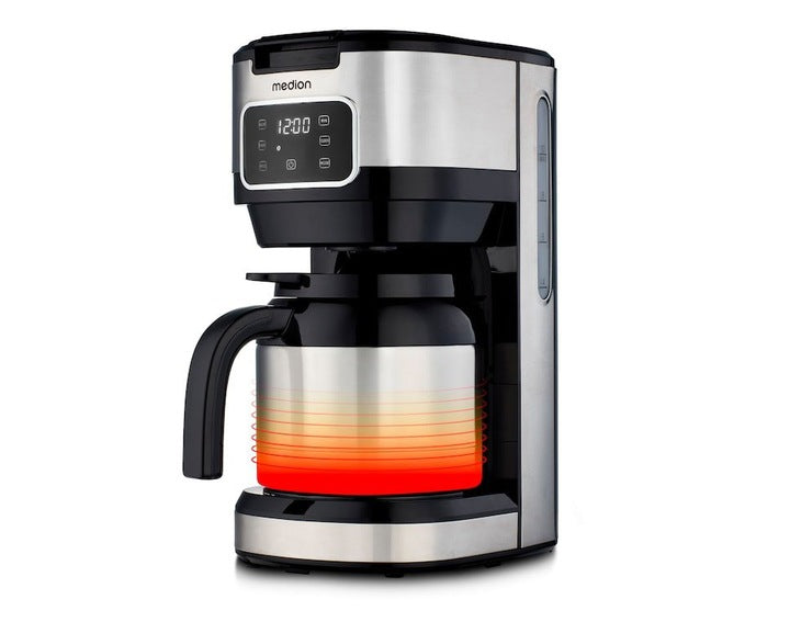 GOOD OVERFLOW COFFEE MAKER 1,25L WITH THERMOS 900W DISPLAY Brand Medion