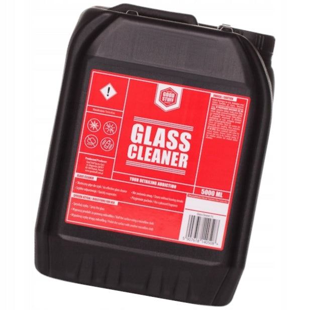 GOOD STUFF Glass Cleaner 5L Glass Window Cleaner Degreases Streak-Free
