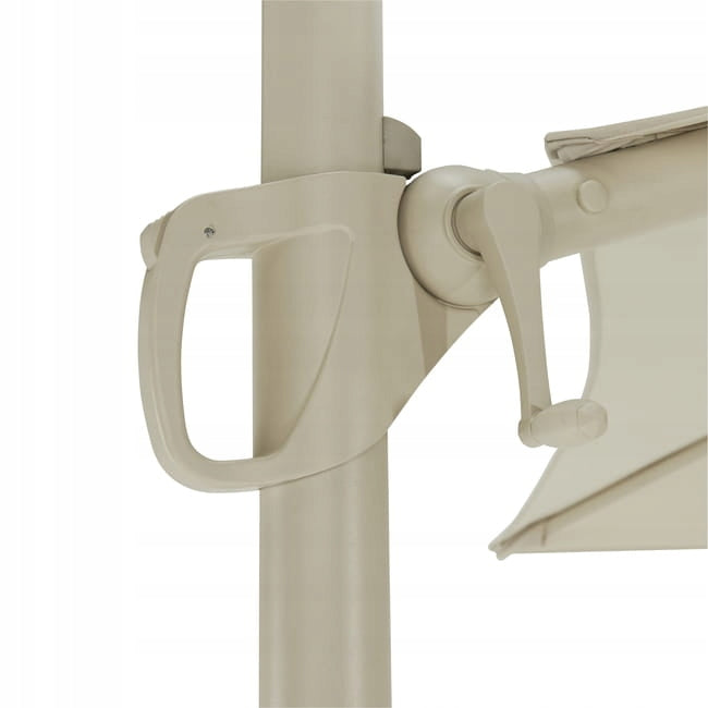 GOODHOME UMBRELLA MALLORCA 350 CM BEIGE Diameter/width 350 cm