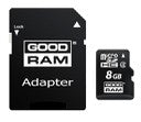 GOODRAM MICRO SD 8GB MEMORY CARD + SD ADAPTER Manufacturer Goodram