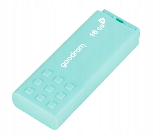 GOODRAM Pendrive; USB 3.2 Gen 1; 16GB; R: 60MB/s; W: 20MB/s; mint; USB A Color green