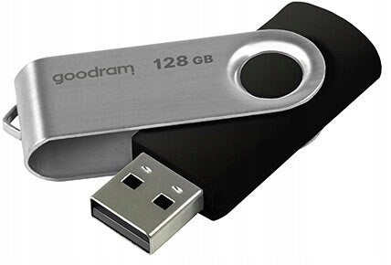 GOODRAM TWISTER PENDRIVE MEMORY 128 GB Manufacturer code UTS2-1280K0R11