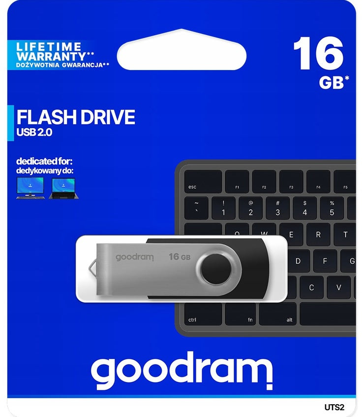 GOODRAM TWISTER PENDRIVE MEMORY 16 GB