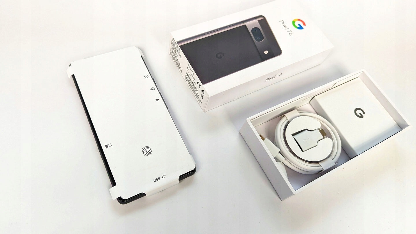 GOOGLE PIXEL 7A 8GB 128GB FULL SET FILM Charger included no