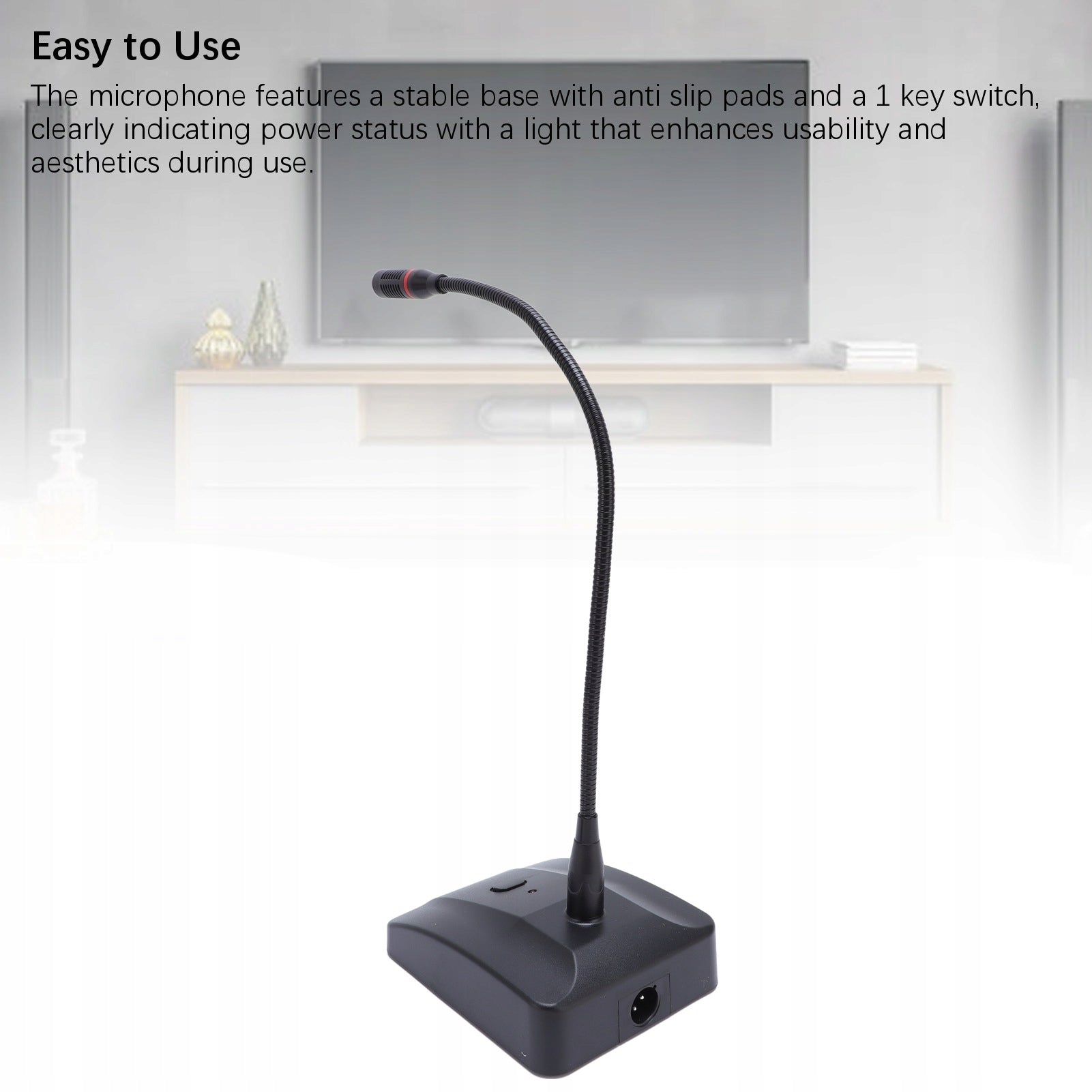 GOSENECK MICROPHONE Cardioid Microphone xlr desk for BT Meeting lectures Brand no brand