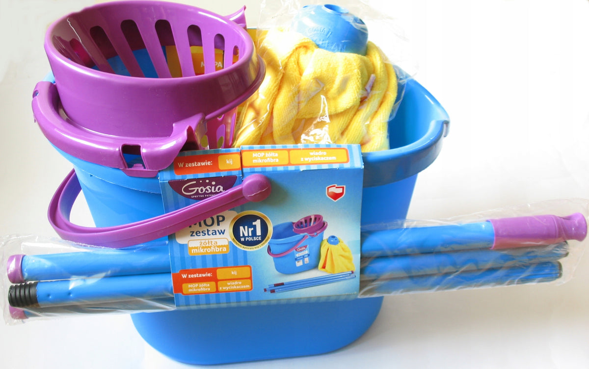 GOSIA BUCKET SET WITH SQUEEZER + MOP + 3-PIECE BAR EAN (GTIN) 5904771009093