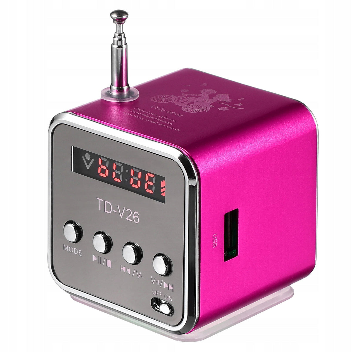 GŁOŚNIK BEZPRZEWODOWY MINI RETRO RADIO ZESTAW 1 SZTUKA Brand no brand