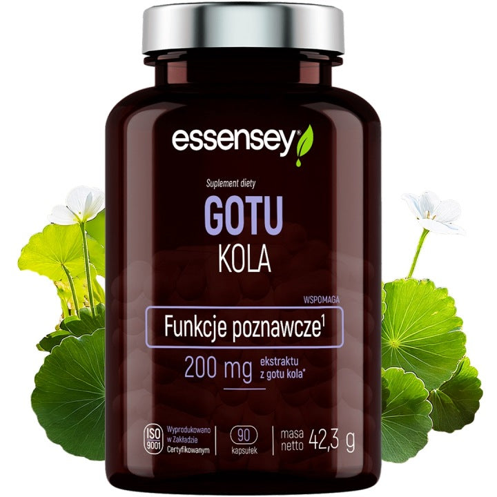 GOTU KOLA For Brain Memory Concentration Strong Extract 4:1 90 Capsules