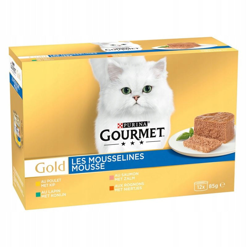 GOURMET GOLD CAT MOUSSE 12x85g