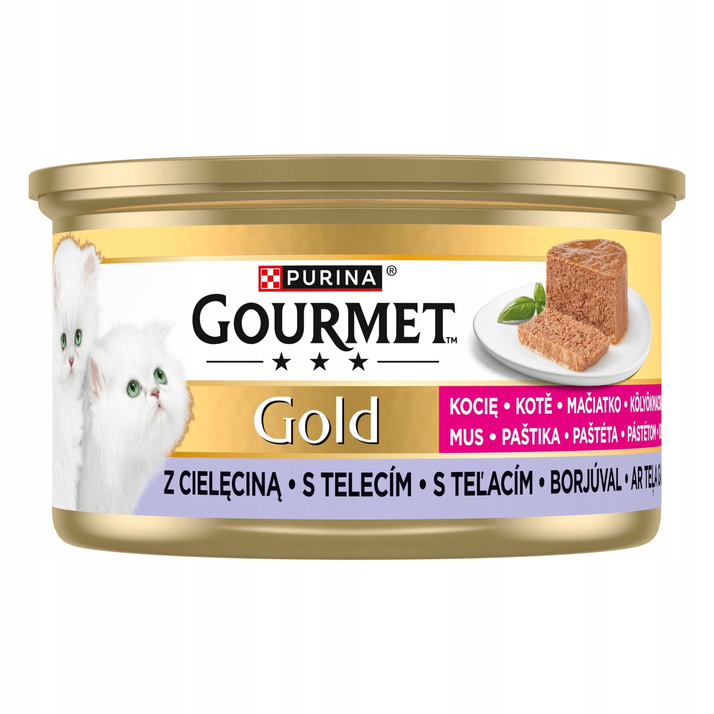GOURMET GOLD KITTEN - Cat mousse with veal 85g EAN (GTIN) 8445291514522