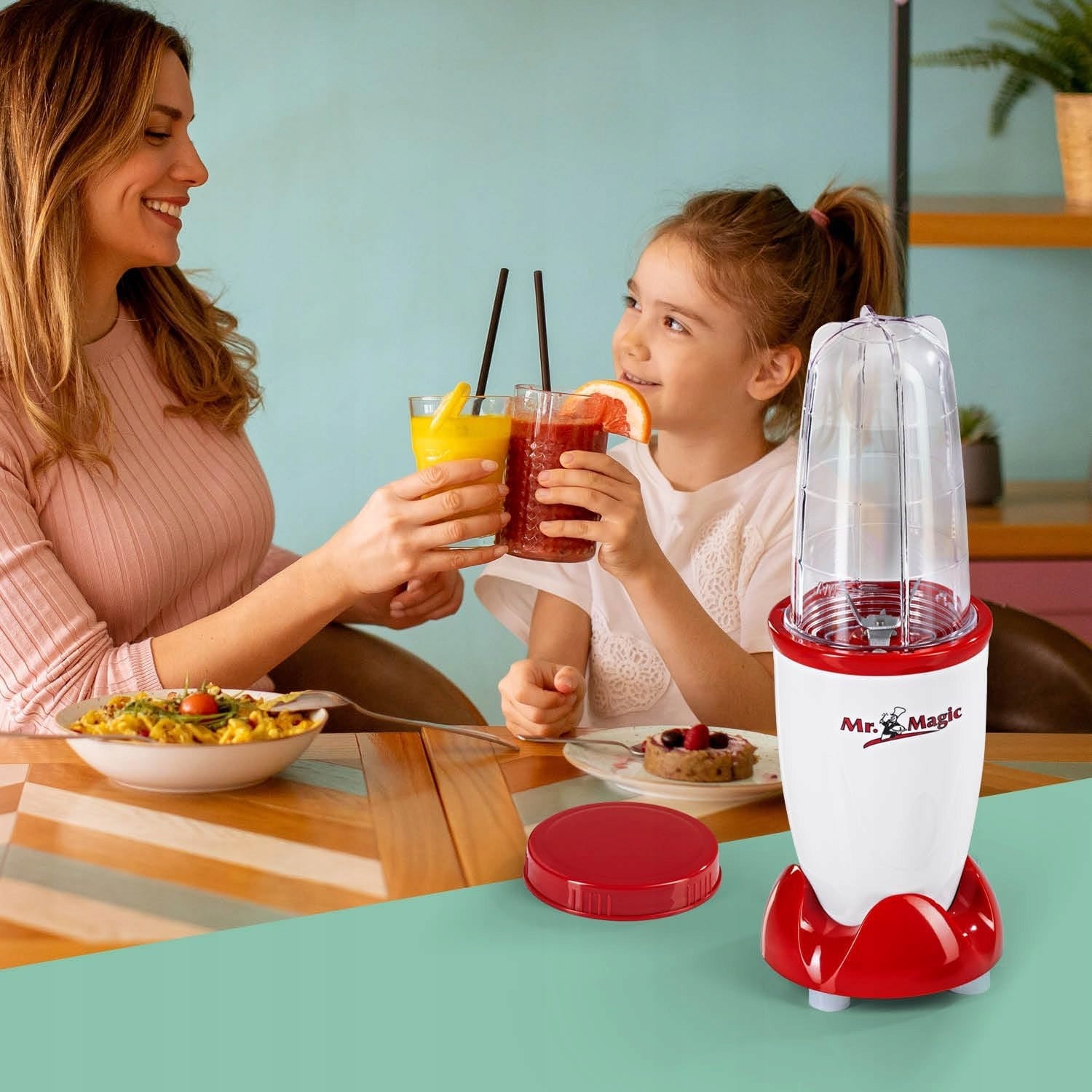 GOURMETmaxx Mr. Magic Blender 4in1 | Hand Blender for Smoothies and Smoothies Brand Gourmetmaxx