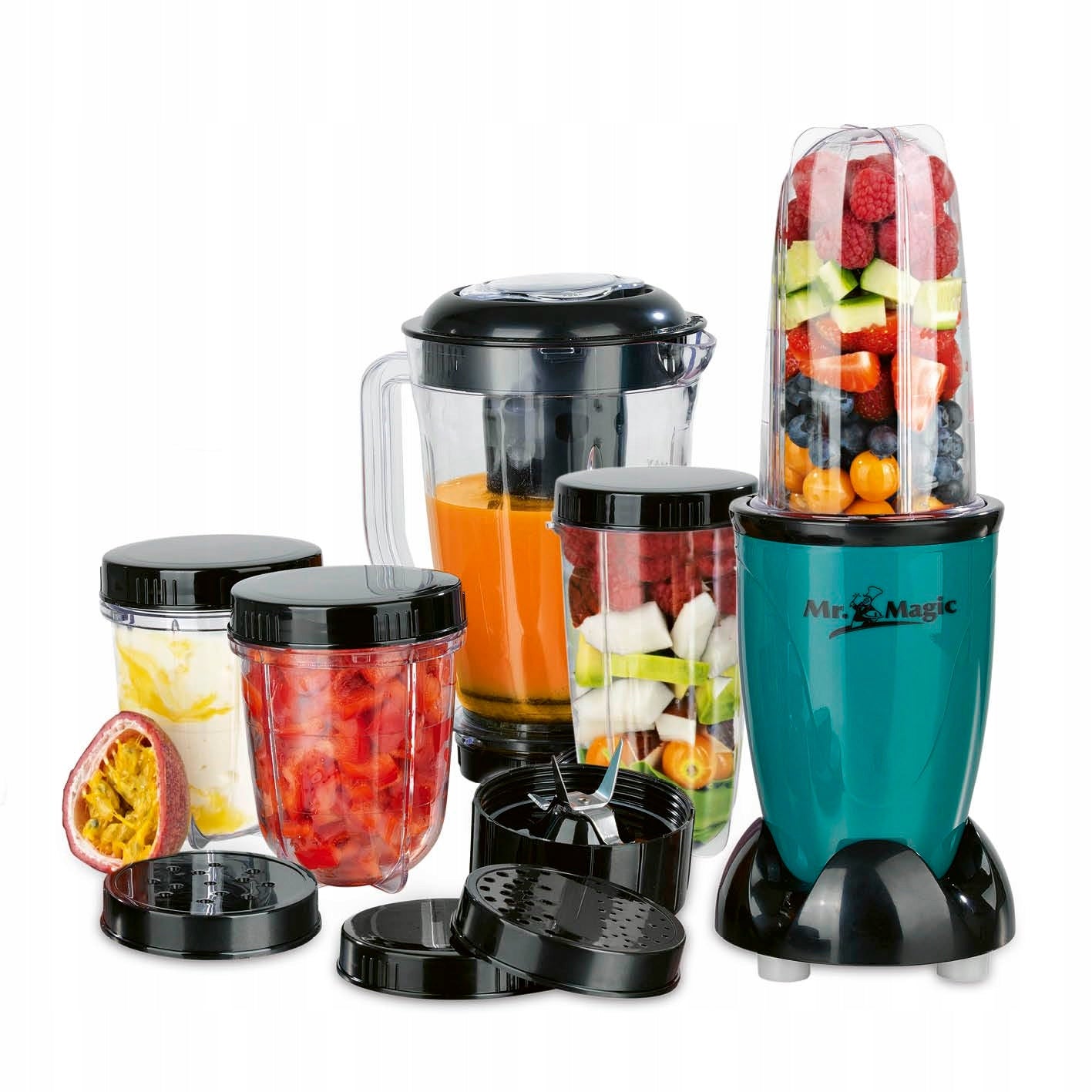 GOURMETmaxx Mr. Magic Smoothie Maker 18-Piece Stand Mixer