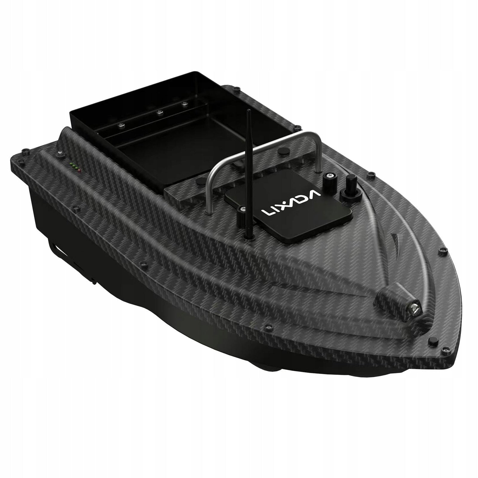 GPS BAIT BOAT 500M 2KG LARGE BAIT CONTAINER 5200MAH Lixada Model GPS ŁÓDKA ZANĘTOWA 500M 2KG 5200MAH Lixada