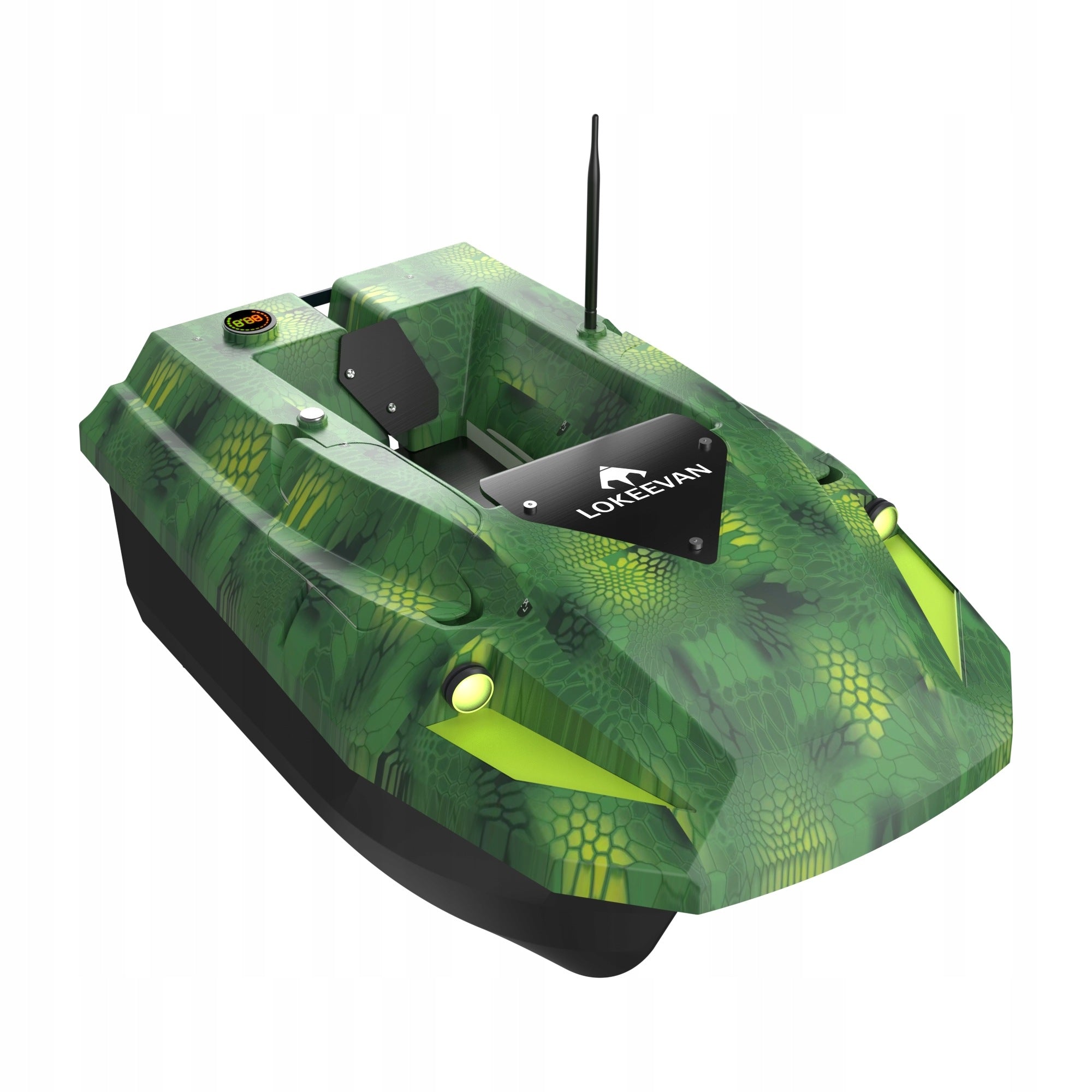 GPS+BeiDou Bait Boat D50E 15600mAh 12V LED Lighting Range 500m Manufacturer code EU-DWC-D50E-DW-GN-15600