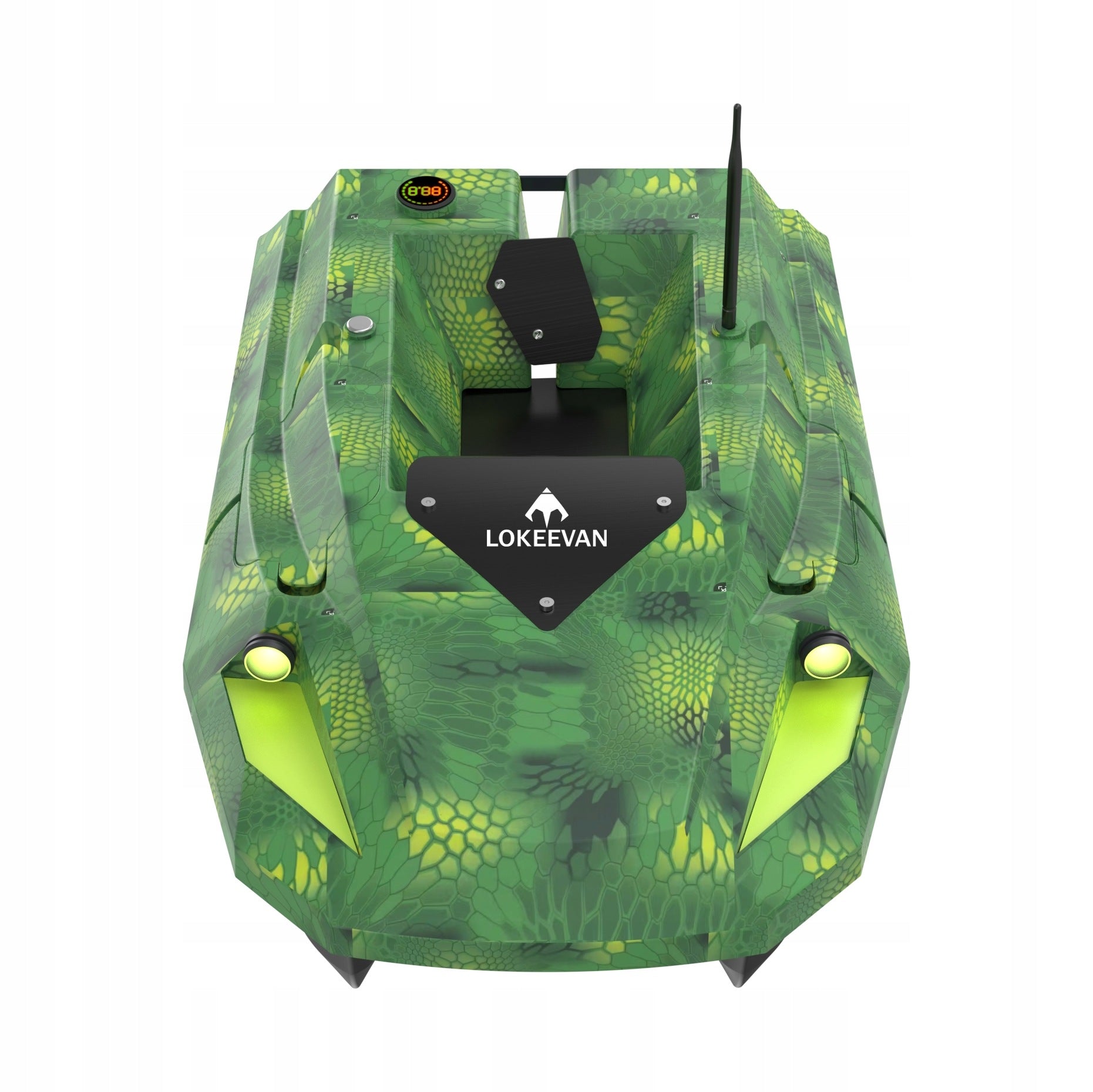 GPS+BeiDou Bait Boat D50E 15600mAh 12V LED Lighting Range 500m Packaging status original