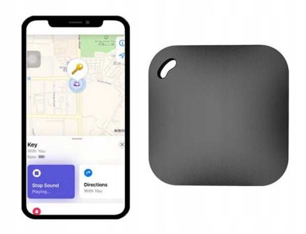 GPS LOCATOR BLUETOOTH T1 TAG APP iPHONE iPAD MAC IOS APPLE FIND MY Manufacturer code Spreest brelok lokalizator GPS T1