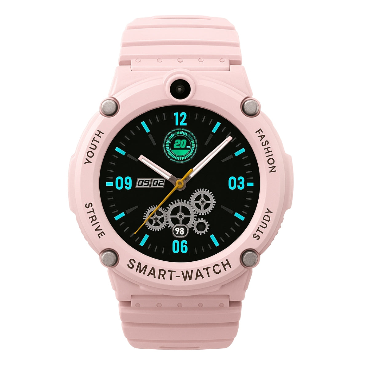 GPS Smartwatch for Girls Pink with Location