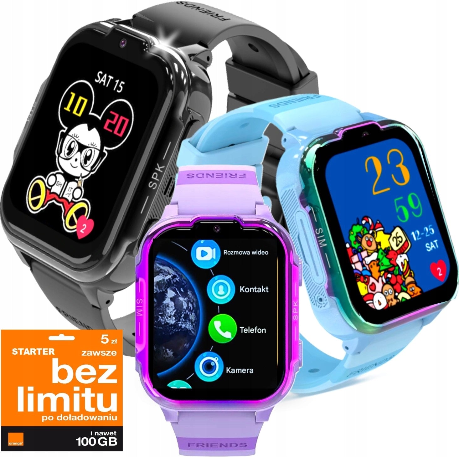 GPS children's smartwatch works in LTE SIM buildings CONNECTIONS foil sauce pl