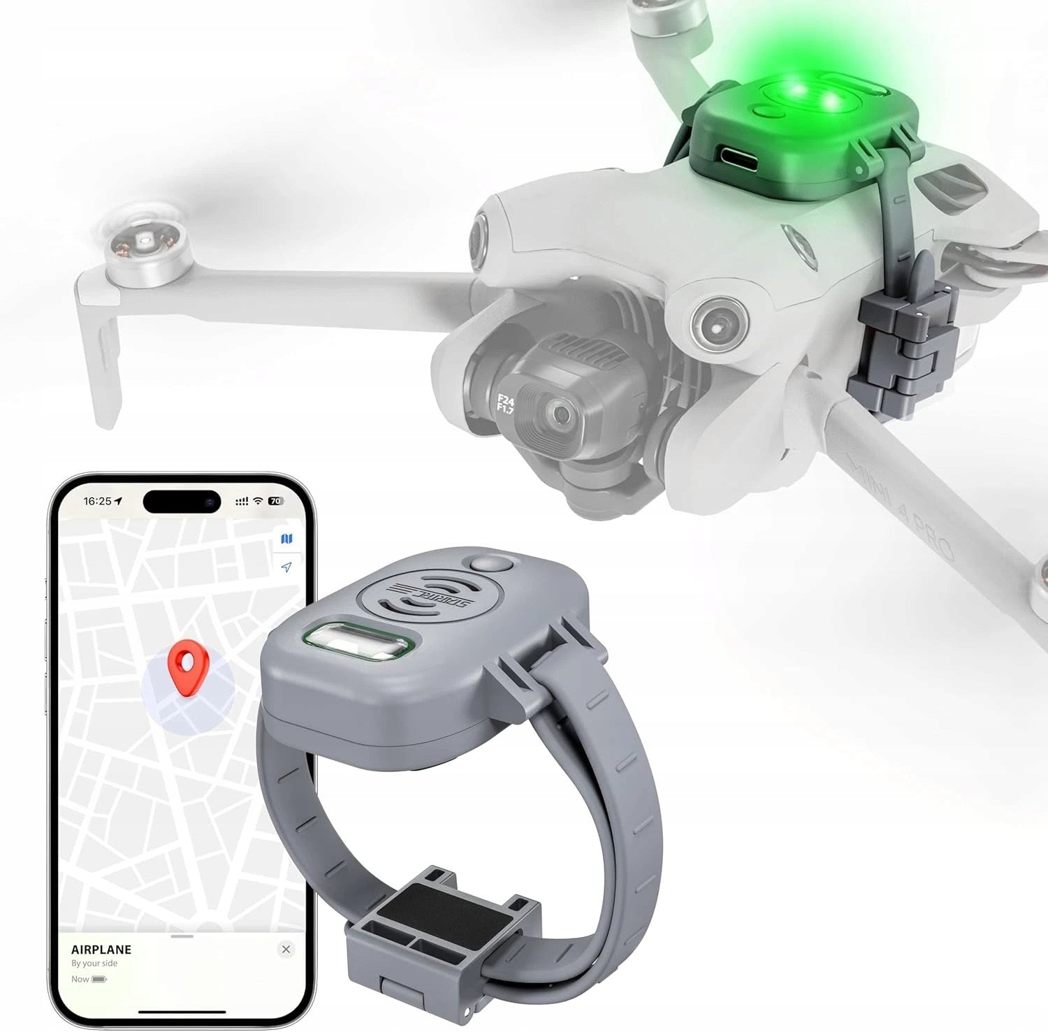 GPS tracker universal alarm LED STARTRC for DJI Mini Air Avata drone