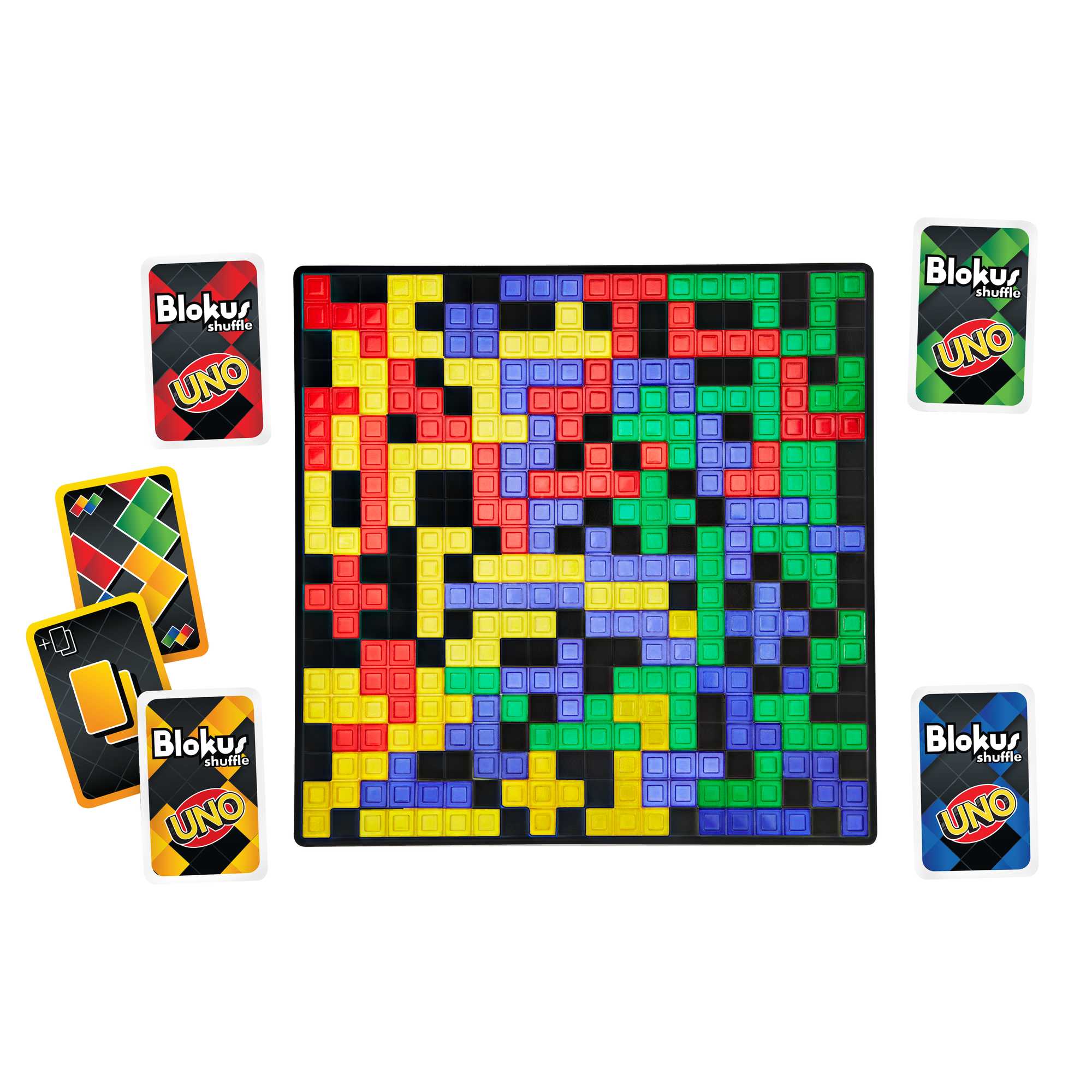 Blokus Shuffle Brettspiel: Uno Edition, GXV91 