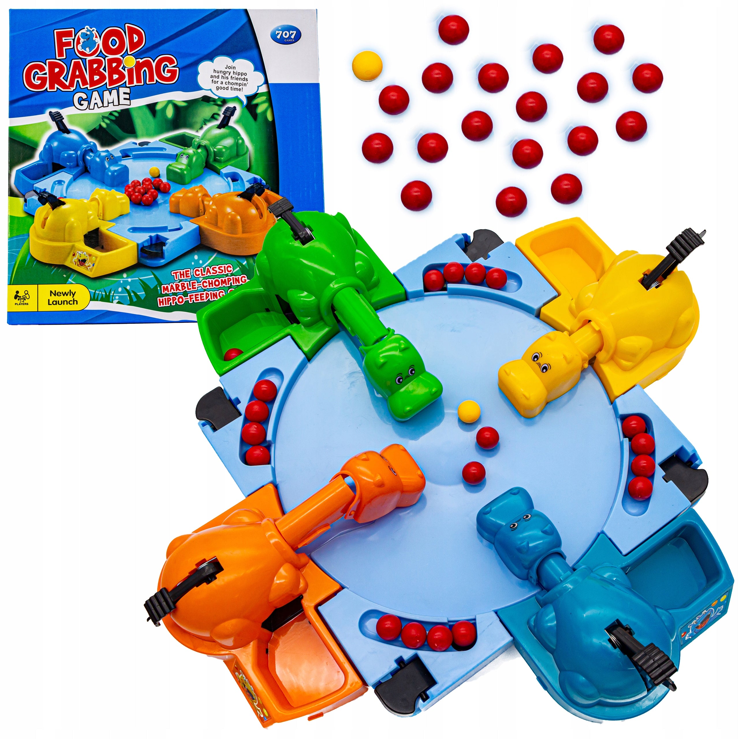 Brettspiel Hungry Hippo – Füttere das Nilpferd 