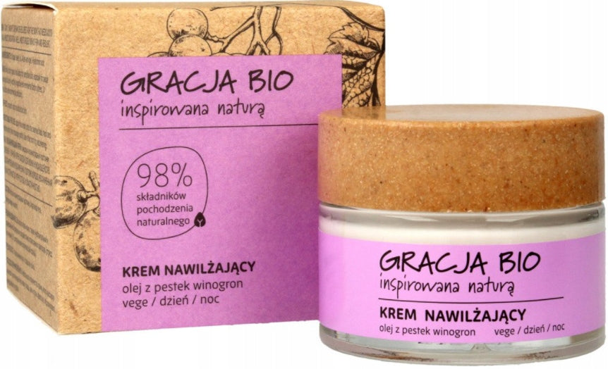 Drėkinamasis veido kremas Gracja BIO 50 ml