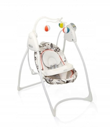Kinderbett - Schaukel Graco Lovin Hug Patchwork Grau, grau 