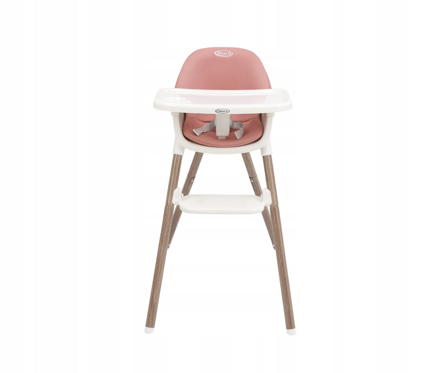 GRACO Presti 3in1 Feeding Chair with Compact Folding Dusty Rose Brand Graco