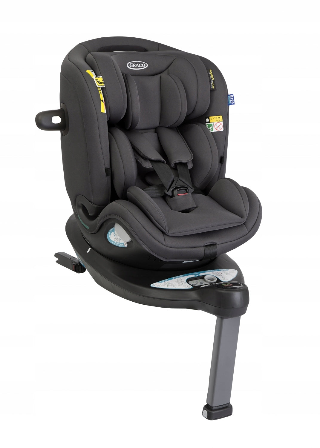GRACO Turn2Me Grow R129 Iron up to 125cm Rotary 360 Isofix